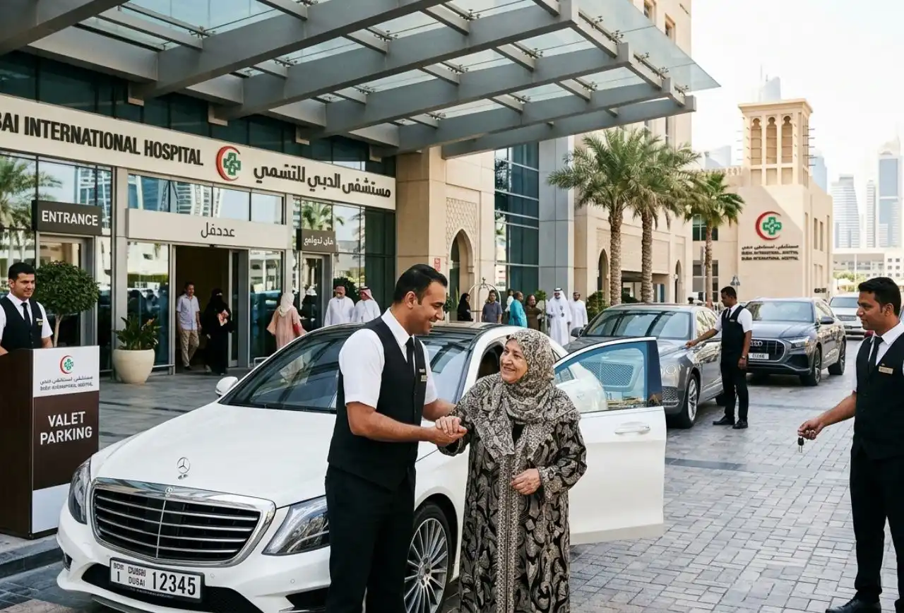 valet parking for hospitals in Dubai